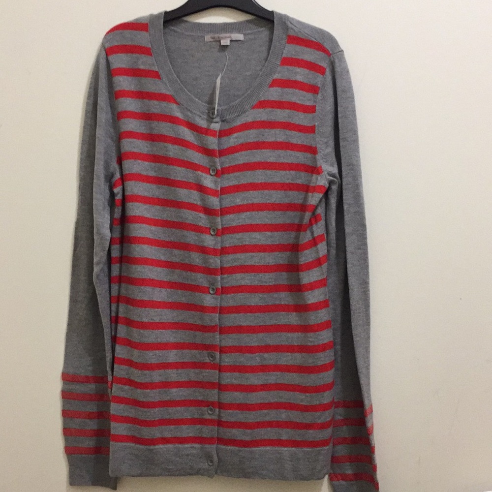 Gap striped cardigan (sz m tall)